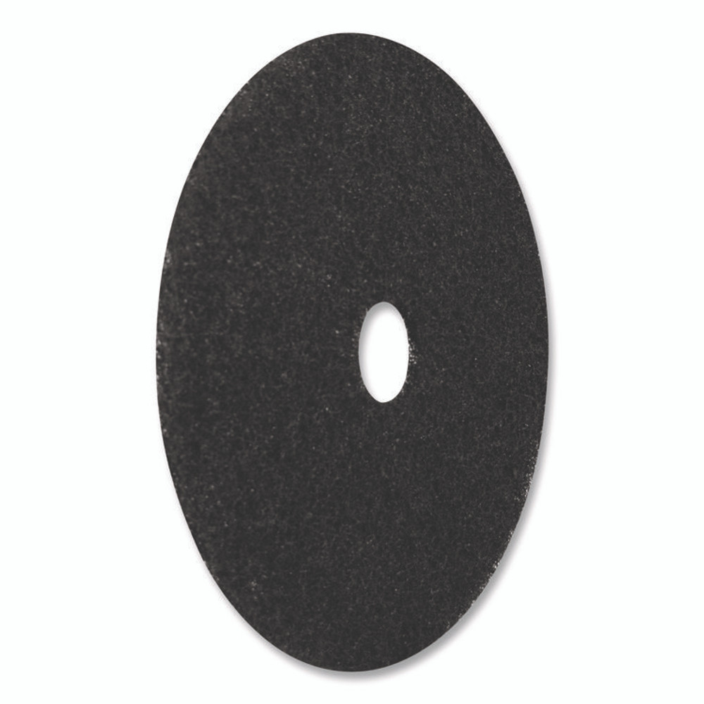 AMERICO MANUFACTURING CO 400112 Stripping Pads, 12" Dia., Black, 5/Carton