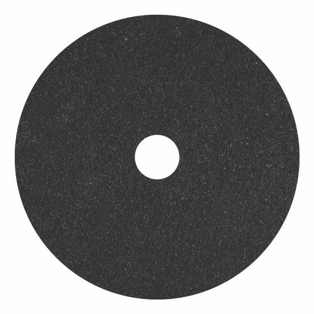 AMERICO MANUFACTURING CO 400112 Stripping Pads, 12" Dia., Black, 5/Carton