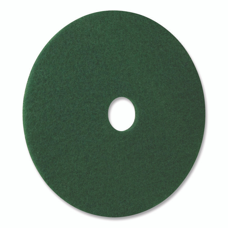 AMERICO MANUFACTURING CO 400316 Scrubbing Pad, 16" Diameter, Green, 5/Carton