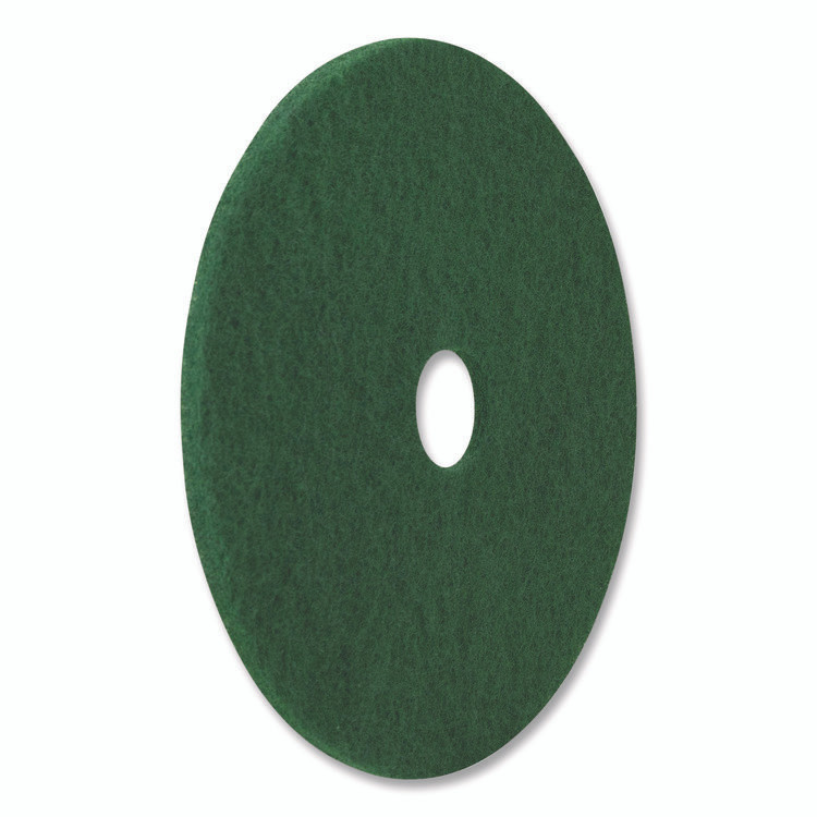 AMERICO MANUFACTURING CO 400316 Scrubbing Pad, 16" Diameter, Green, 5/Carton