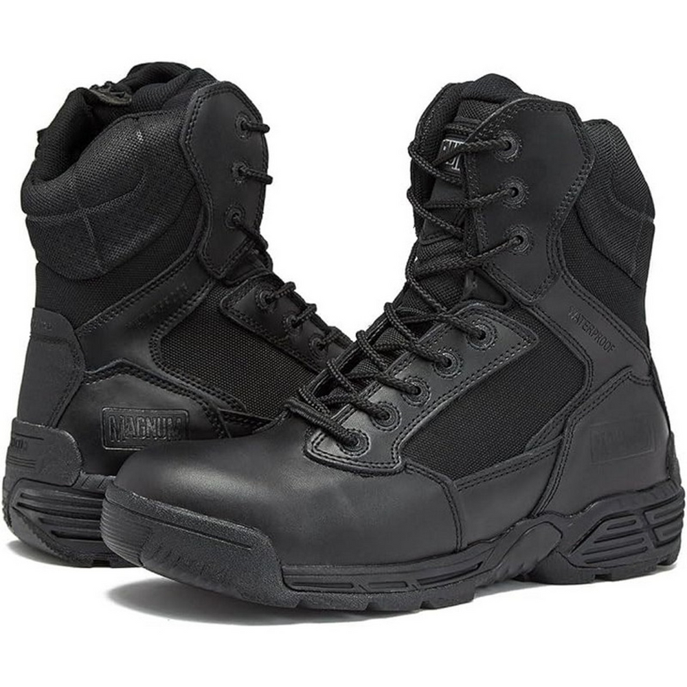 Magnum Boots CM85015M-B-M-14 Magnum CM85015M Stealth Force 8.0 Lace-up 8"" Waterproof Tactical Duty Boots