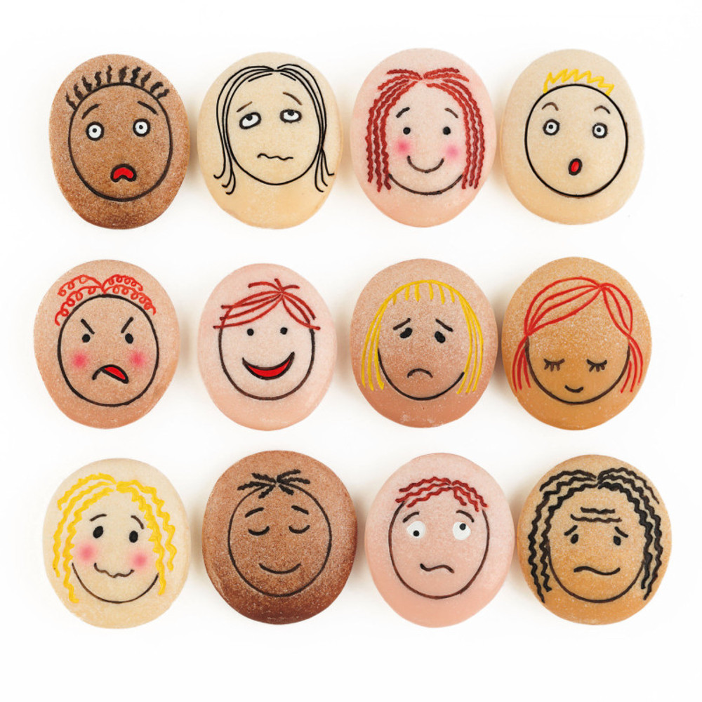 YELLOW DOOR US LLC Yellow Door Emotion Stones, Pack of 12