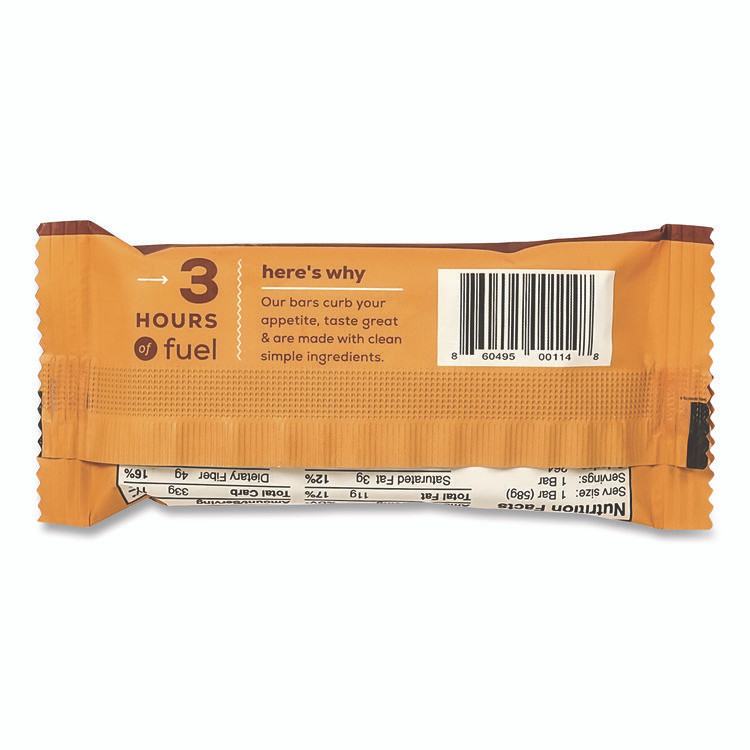 WHY BARS WHY16204 Superfood Snack Bar, Choco Peanut, 2.04 oz Bar, 12/Box