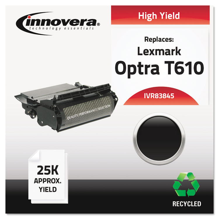 INNOVERA 83845 Remanufactured Black Toner, Replacement for 12A5840, 25,000 Page-Yield