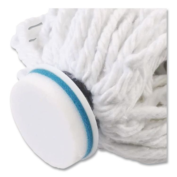 PROCTER & GAMBLE Mr. Clean® 949812 SuperMop with Magic Eraser, 3.5" Blue Cotton Head, White Nylon Handle