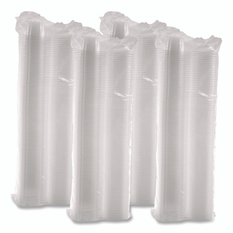 DART CH6DEF ClearPac SafeSeal Tamper-Resistant, Tamper-Evident Containers, 3.72 x 4.2 x 1.97, Clear, Plastic, 400/Carton