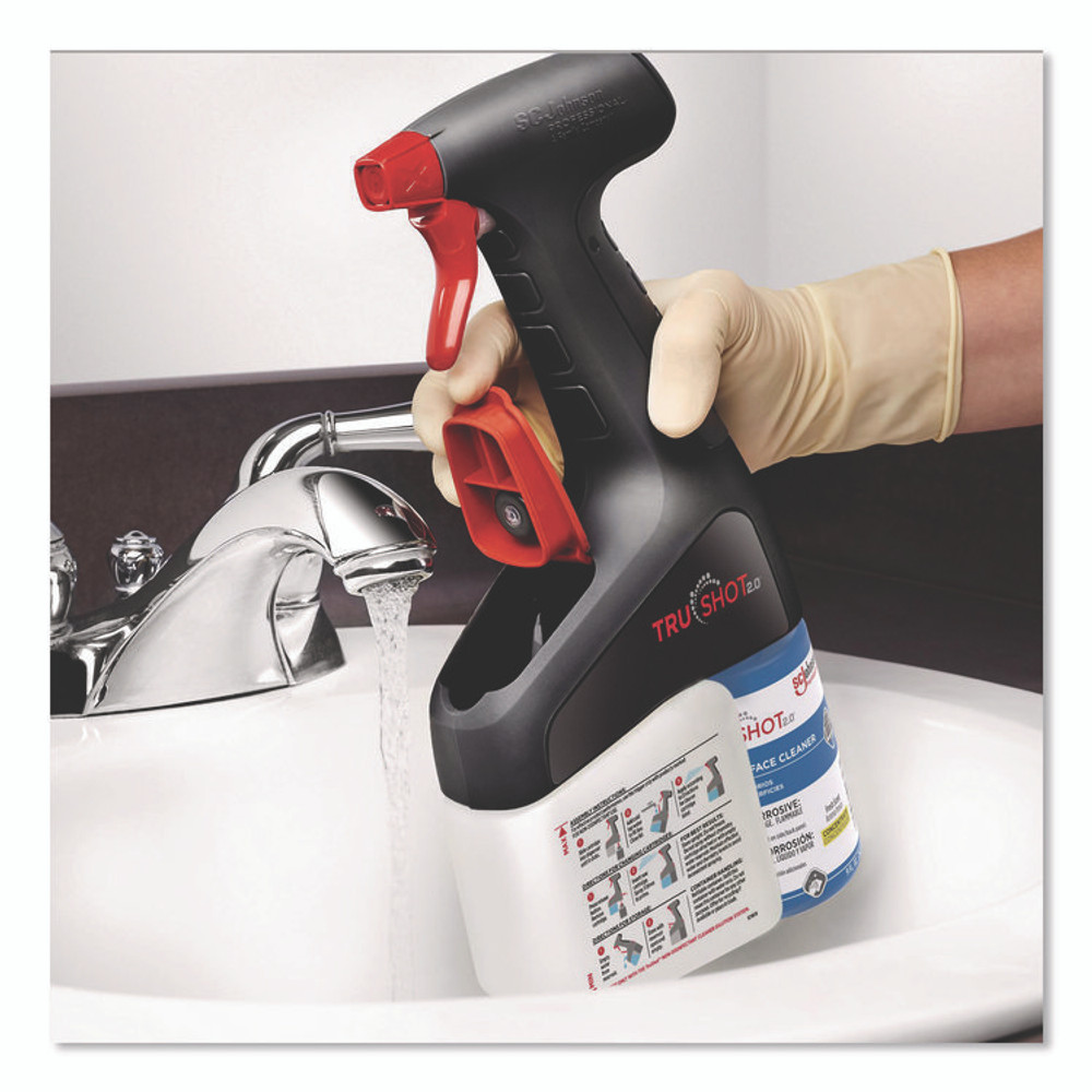 SC JOHNSON Professional® 379846 TruShot 2.0 Glass and Multisurface Cleaner, Fresh Scent, 9 oz Cartridge, 4/Carton