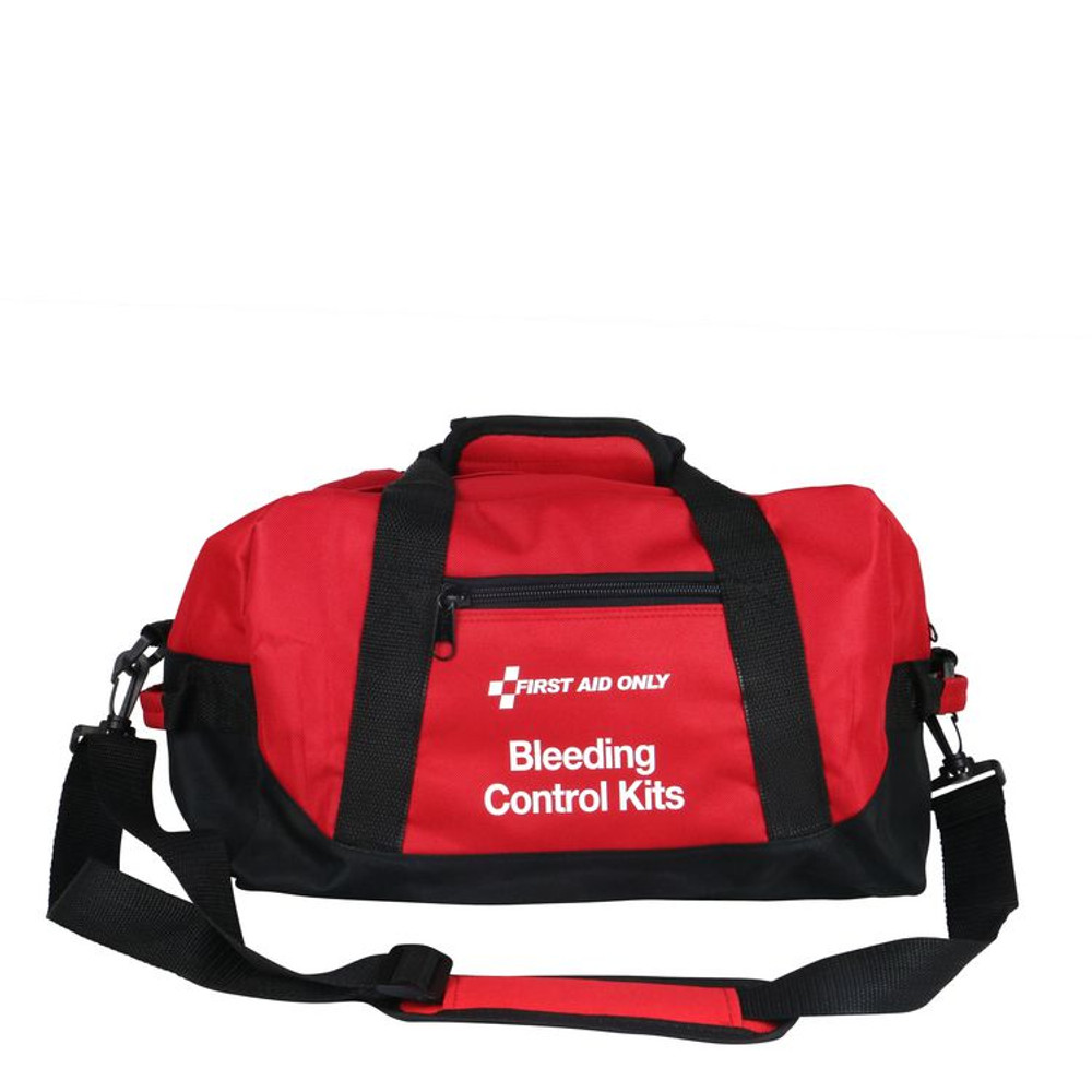 FIRST AID ONLY, INC. 91346 Bleeding Control Multiple Victim Bag, 60 Pieces, Fabric Bag