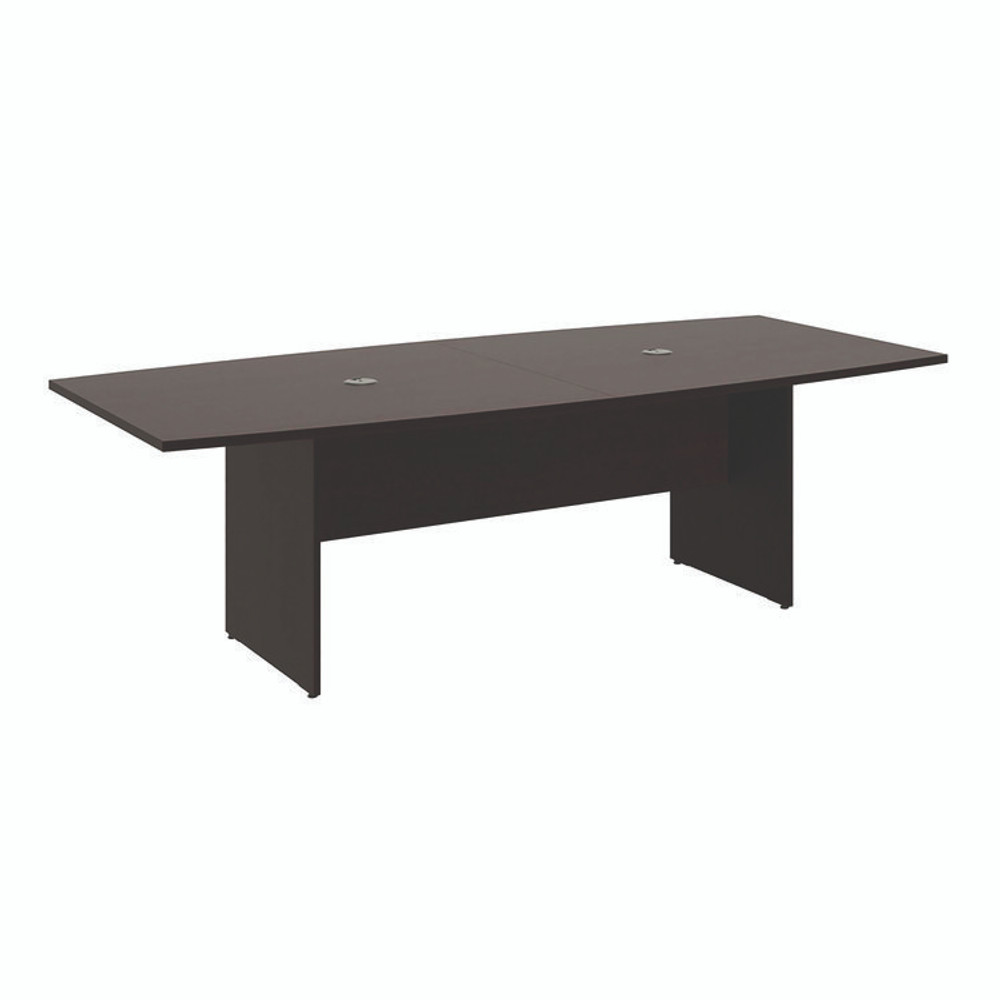 BUSH INDUSTRIES Business Furniture 99TB9642MRK Conference Tables, Boat, 42w x 95.19d x 28.65h, Mocha Cherry