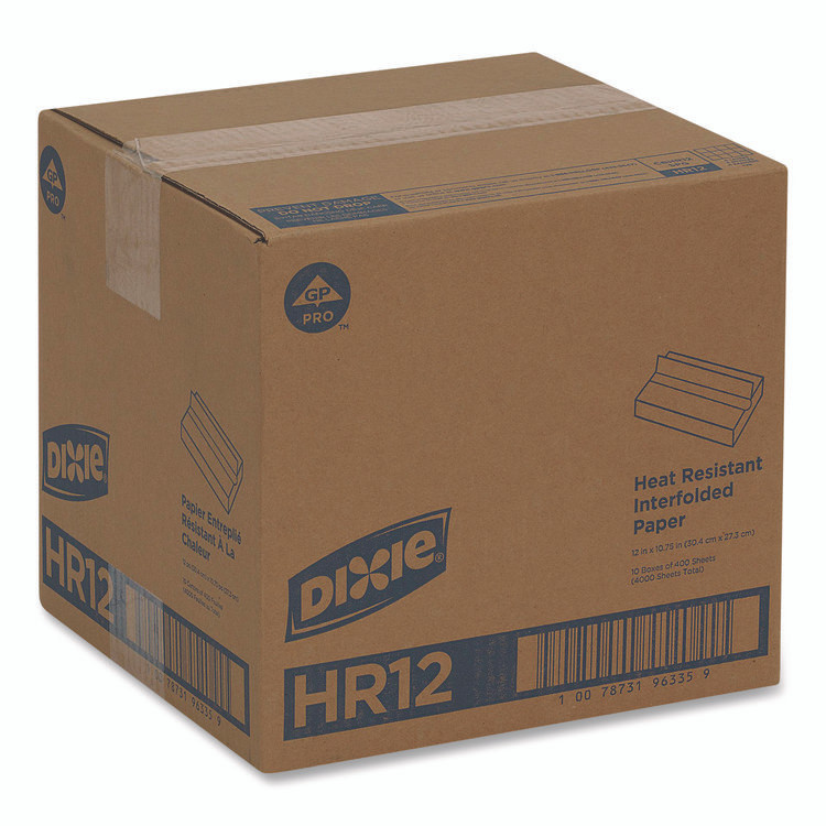 GEORGIA PACIFIC Dixie® HR12 Greaseproof Liftoff Pan Liner, 12 x 10.75, 4,000/Carton