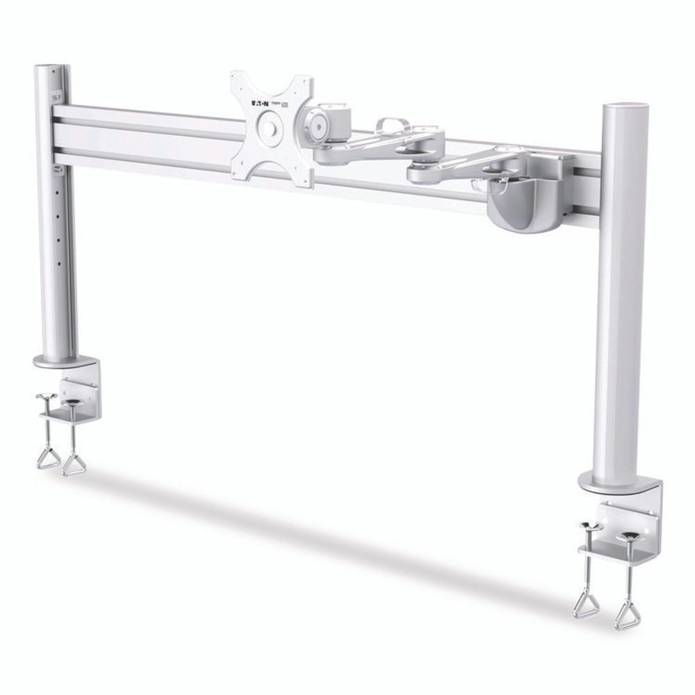 EATON CORPORATION Tripp Lite by DMSW1332LTAA Dual-Extension Monitor Mount for Slat Wall System for 32" TVs, 4.9w x 4.7d x 20.5h, Silver, Supports 22 lb