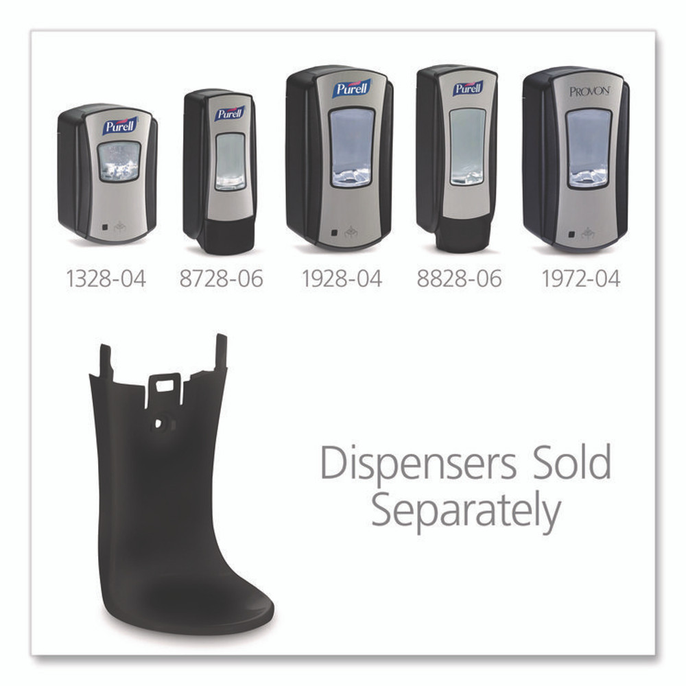 GO-JO INDUSTRIES GOJO® 1045BLK12CT SHIELD Floor and Wall Protector for ADX and LTX Dispensers, Black
