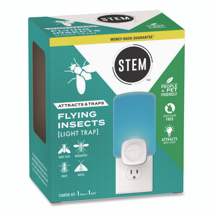 SC JOHNSON 372853 STEM Light Trap, with Refill, 4/Carton