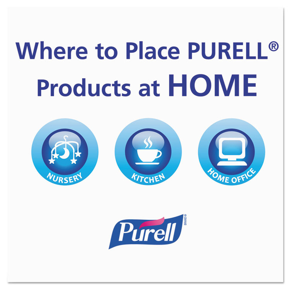 GO-JO INDUSTRIES PURELL® 967406ECDECO Advanced Hand Sanitizer Soothing Gel, Fresh Scent with Aloe and Vitamin E, 8 oz Pump Bottle, 24 Carton