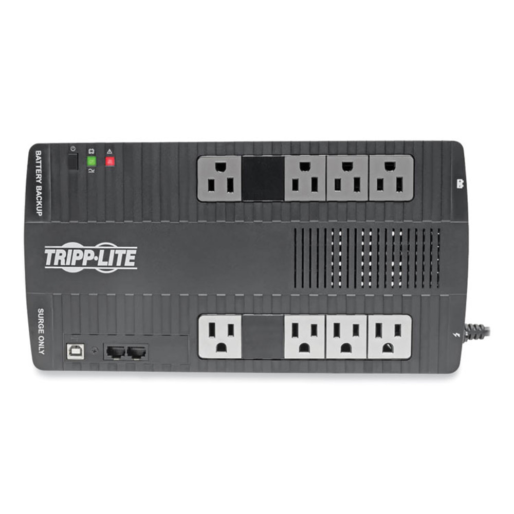 EATON CORPORATION Tripp Lite by AVR550U AVR Series Ultra-Compact Line-Interactive UPS, 8 Outlets, 550 VA, 420 J