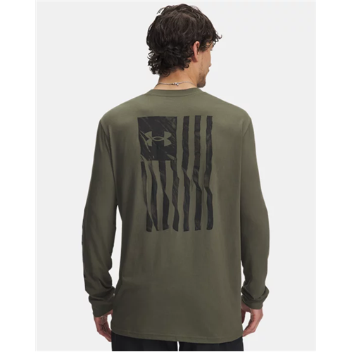 Under Armour 6007922-390-MD Freedom Flag LS T