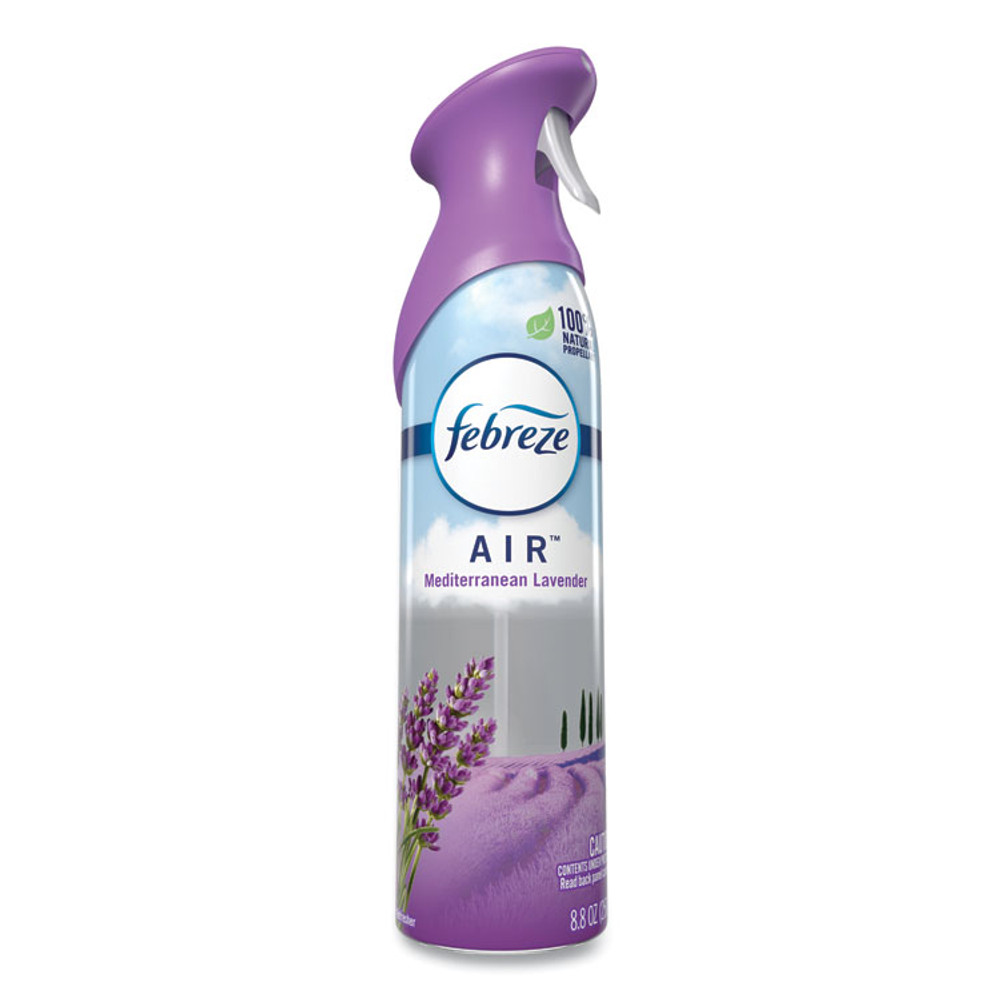 PROCTER & GAMBLE Febreze® 96264EA AIR, Mediterranean Lavender, 8.8 oz Aerosol Spray