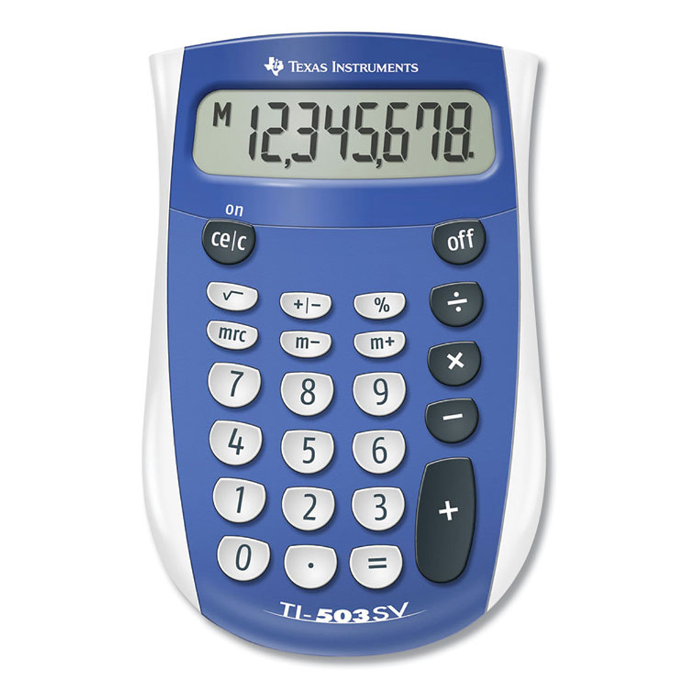 TEXAS INSTRUMENTS TI-503SV TI-503SV Pocket Calculator, 8-Digit LCD