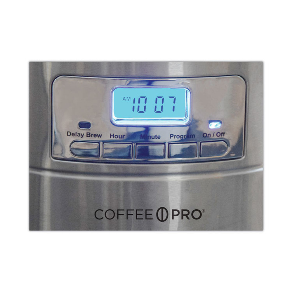 RDI USA Coffee Pro CPCM4276 Home/Office Euro Style Coffee Maker, Stainless Steel