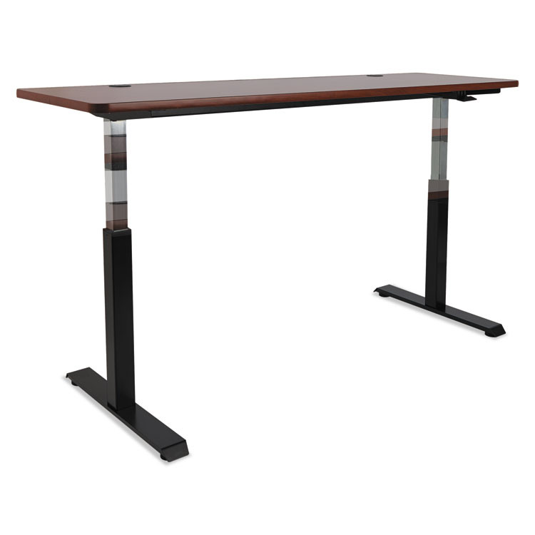 ALERA HTPN1B Alera AdaptivErgo Sit-Stand Pneumatic Height-Adjustable Table Base, 59.06" x 28.35" x 26.18" to 39.57", Black