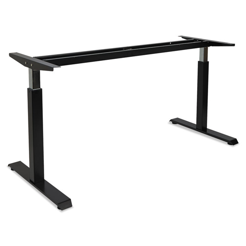 ALERA HTPN1B AdaptivErgo Sit-Stand Pneumatic Height-Adjustable Table Base, 59.06" x 28.35" x 26.18" to 39.57", Black