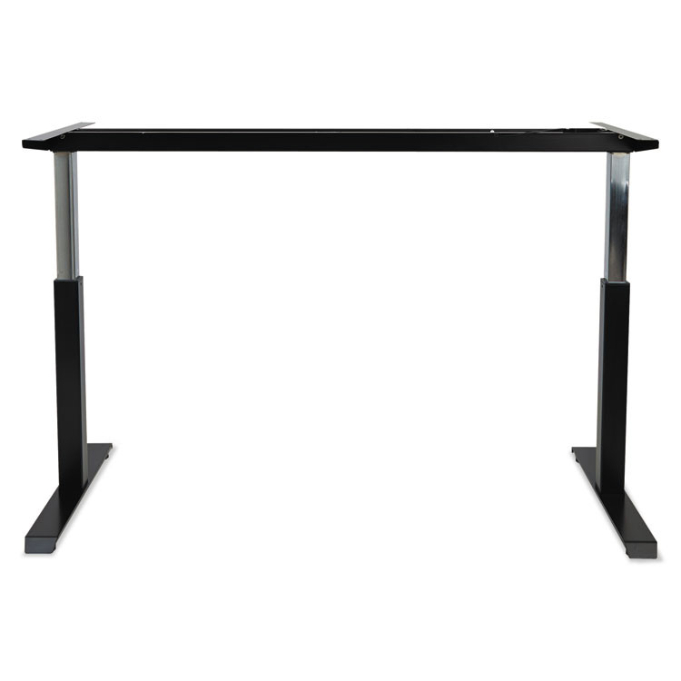 ALERA HTPN1B Alera AdaptivErgo Sit-Stand Pneumatic Height-Adjustable Table Base, 59.06" x 28.35" x 26.18" to 39.57", Black