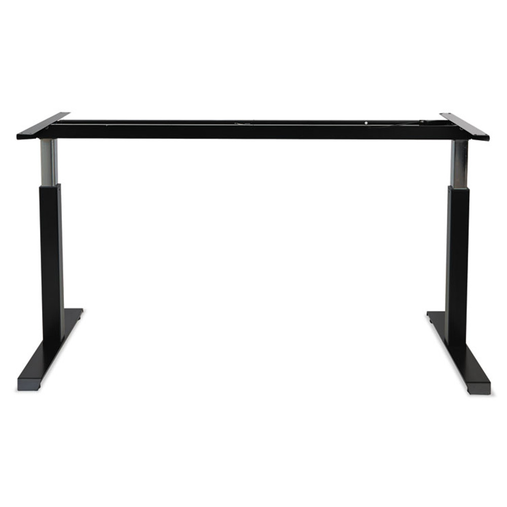 ALERA HTPN1B AdaptivErgo Sit-Stand Pneumatic Height-Adjustable Table Base, 59.06" x 28.35" x 26.18" to 39.57", Black