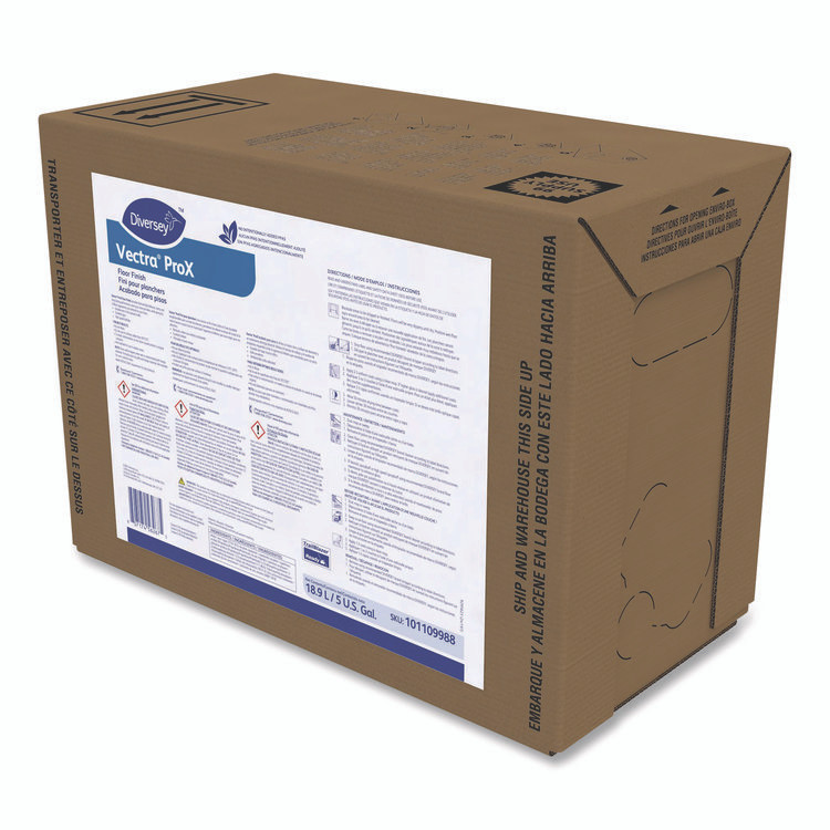 DIVERSEY 101109988 ProX Floor Finish, 5 gal, Bag-in-Box