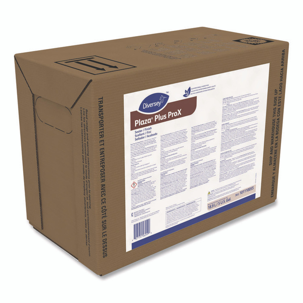 DIVERSEY 101110055 Plaza Plus ProX Sealer/Finish, 5 gal Bag-in-Box