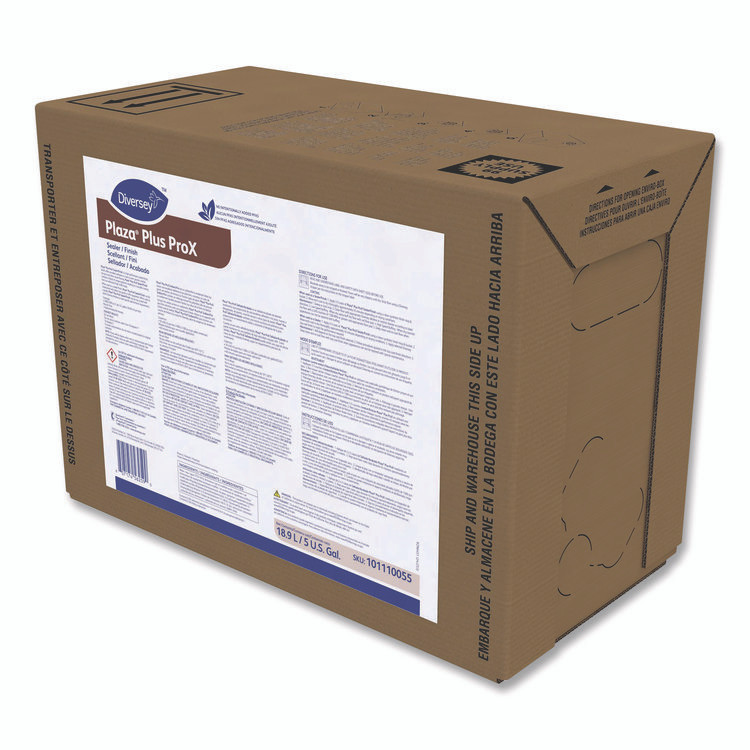 DIVERSEY 101110055 Plaza Plus ProX Sealer/Finish, 5 gal Bag-in-Box