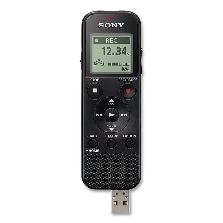 SONY ELECTRONICS, INC. ICDPX370 ICD-PX370 Digital Voice Recorder, 4 GB, Black