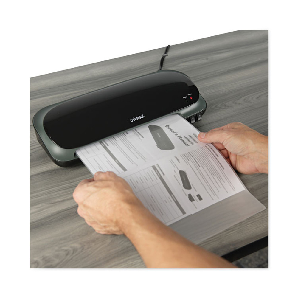 UNIVERSAL OFFICE PRODUCTS 84600 Deluxe Desktop Laminator, Two Rollers, 9" Max Document Width, 5 mil Max Document Thickness