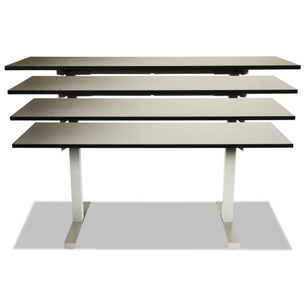 ALERA HT2SSG Alera AdaptivErgo Sit-Stand Two-Stage Electric Height-Adjustable Table Base, 48.06" x 24.35" x 27.5" to 47.2", Gray