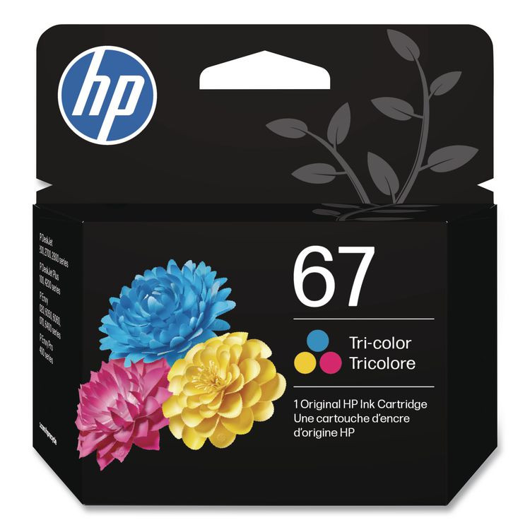 HP INC 3YM55AN HP 67, (3YM55AN) Tri-Color Original Ink Cartridge