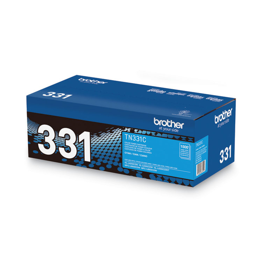BROTHER INTL. CORP. TN331C TN331C Toner, 1,500 Page-Yield, Cyan