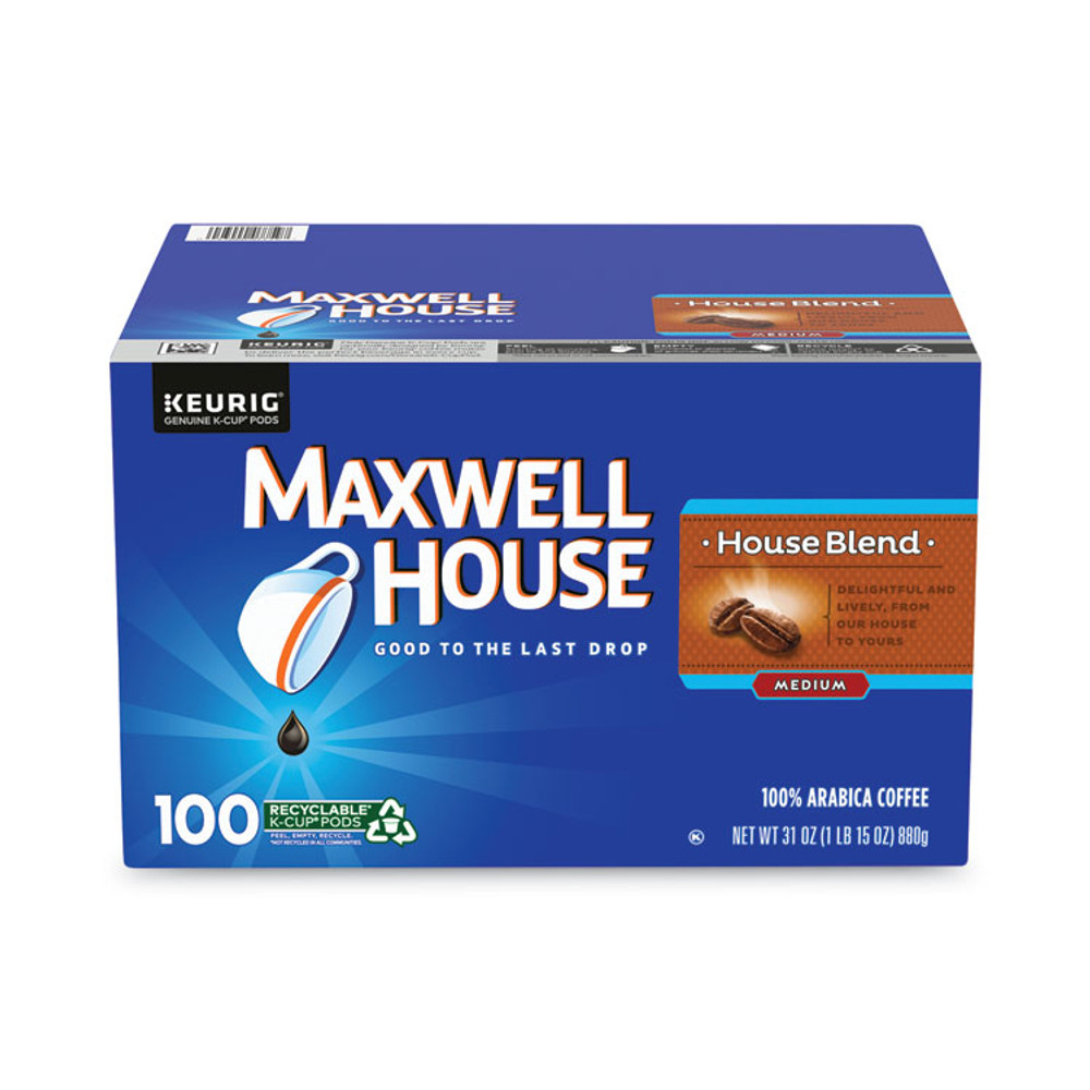 KRAFT FOODS, INC Maxwell House® 22000683 House Blend Coffee K-Cups, 100/Carton