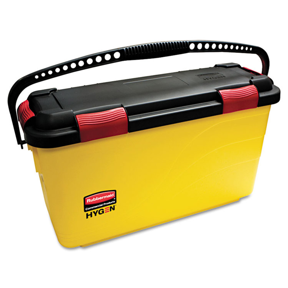 RUBBERMAID COMMERCIAL PROD. HYGEN™ Q95088YW HYGEN Charging Bucket, 6.8 gal, Yellow