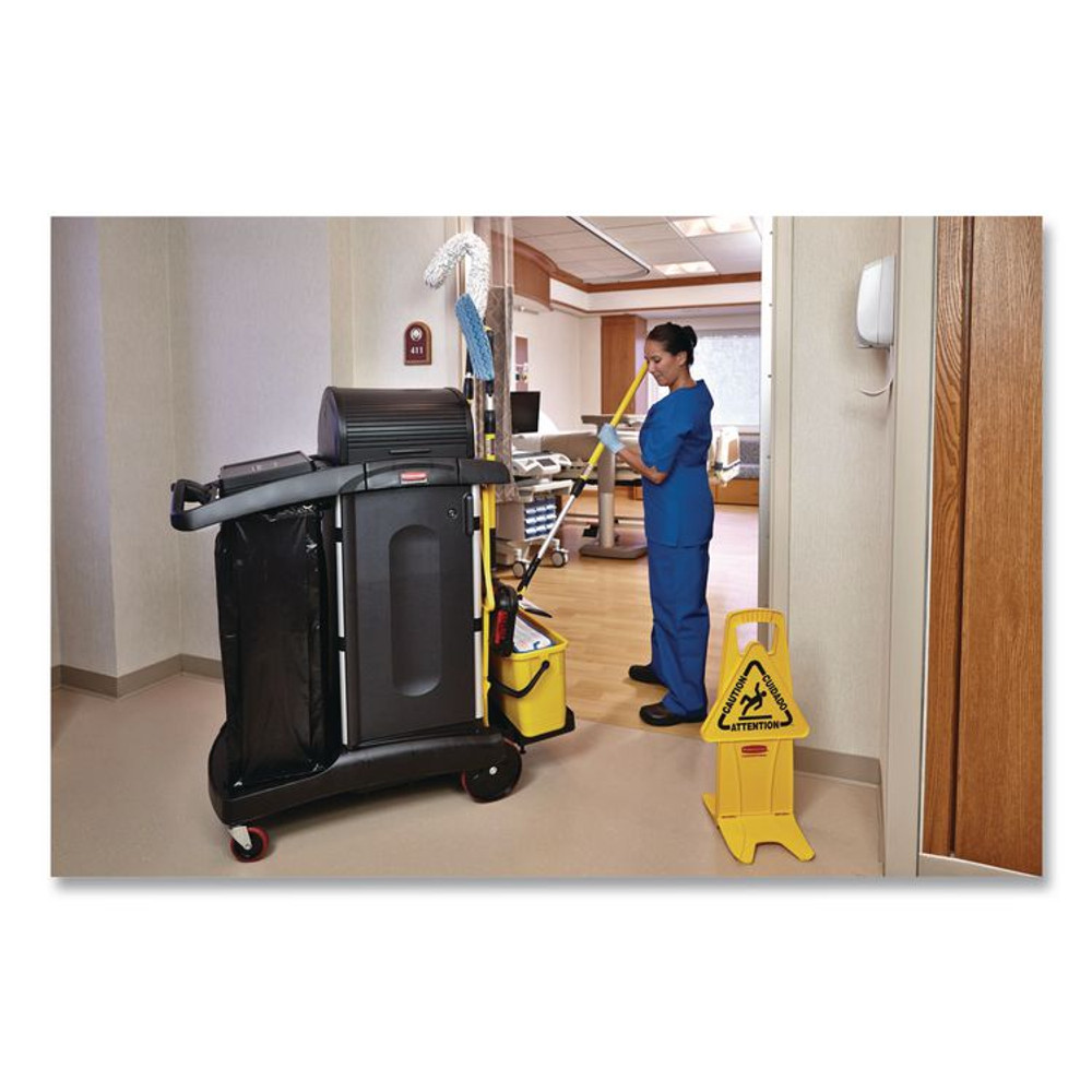 RUBBERMAID COMMERCIAL PROD. HYGEN™ Q95088YW HYGEN Charging Bucket, 6.8 gal, Yellow