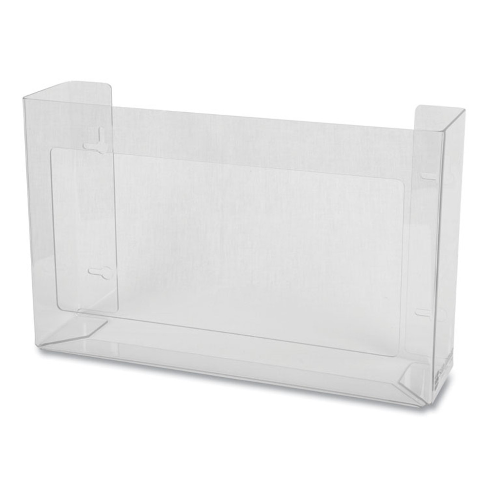 CFS BRANDS San Jamar® G0805 Clear Plexiglas Disposable Glove Dispenser, 3-Box, Plexiglas, Clear, 18 x 3.75 x 10