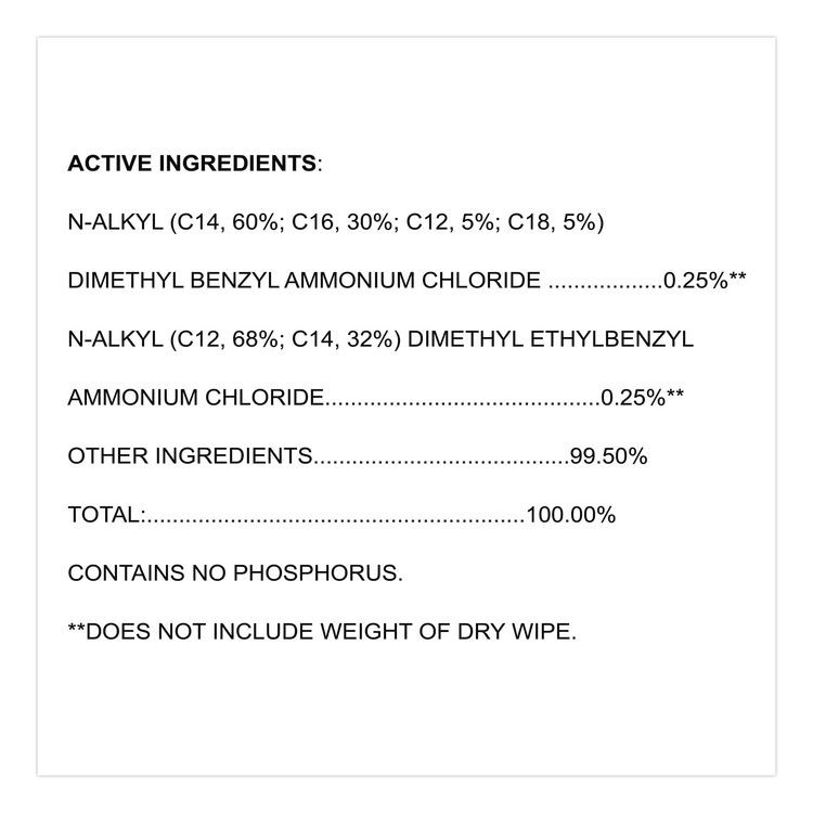 CLOROX SALES CO. Healthcare® 31758EA VersaSure Cleaner Disinfectant Wipes, 1-Ply, 6 x 5, Fragranced, White, 150 Towels/Canister