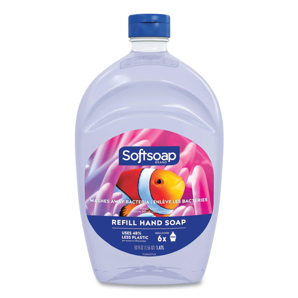 COLGATE PALMOLIVE, IPD. Softsoap® 45993 Liquid Hand Soap Refill, Fresh Scent, 50 oz, 6/Carton