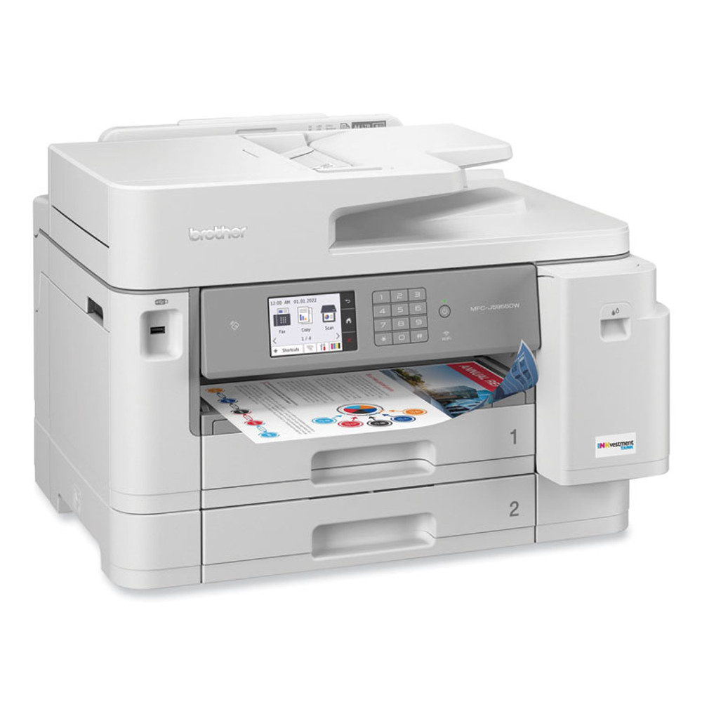 BROTHER INTL. CORP. MFCJ5955DW MFC-J5955DW Business Color All-in-One Inkjet Printer, Copy/Fax/Print/Scan