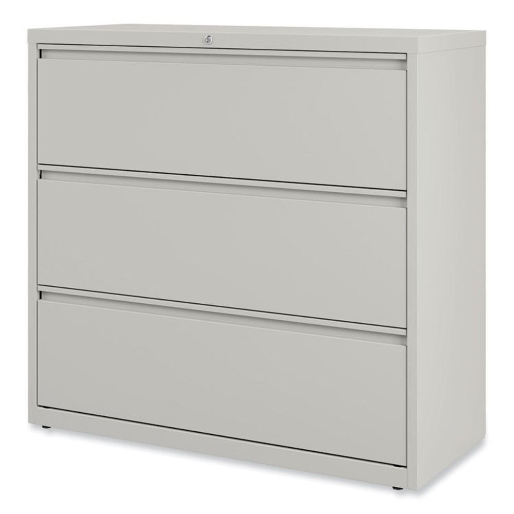 ALERA HLF4241LG Lateral File, 3 Legal/Letter/A4/A5-Size File Drawers, Light Gray, 42" x 18.63" x 40.25"