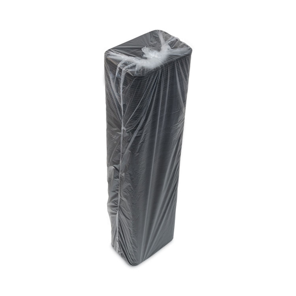 PACTIV EVERGREEN CORPORATION 0TFB00200000 Supermarket Tray, #2, 8.2 x 5.7 x 0.91, Black, Foam, 500/Carton