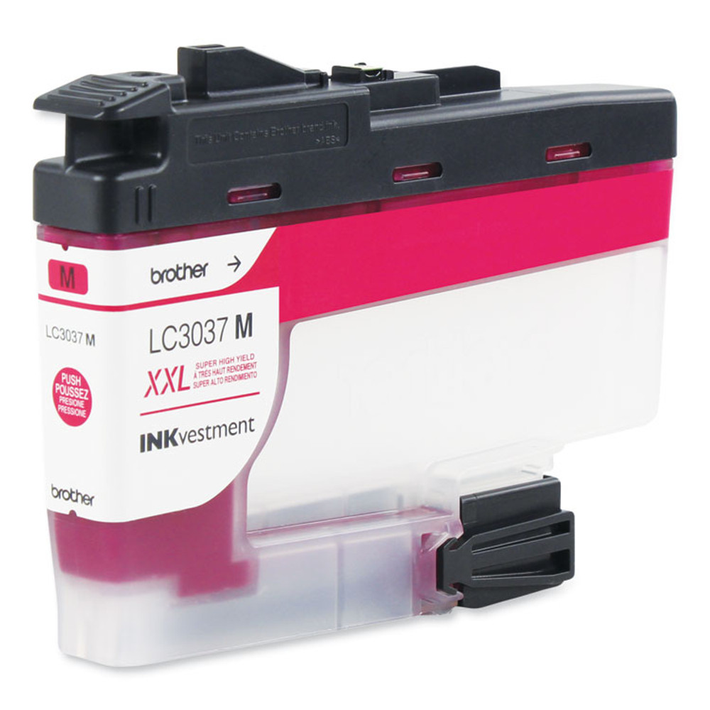 BROTHER INTL. CORP. LC3037M LC3037M INKvestment Super High-Yield Ink, 1,500 Page-Yield, Magenta