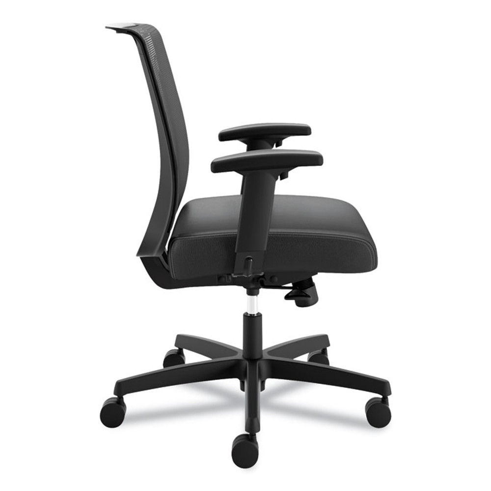 HON COMPANY CMY1AUR10 Convergence Mid-Back Task Chair, Synchro-Tilt and Seat Glide, Supports Up to 275 lb, Black