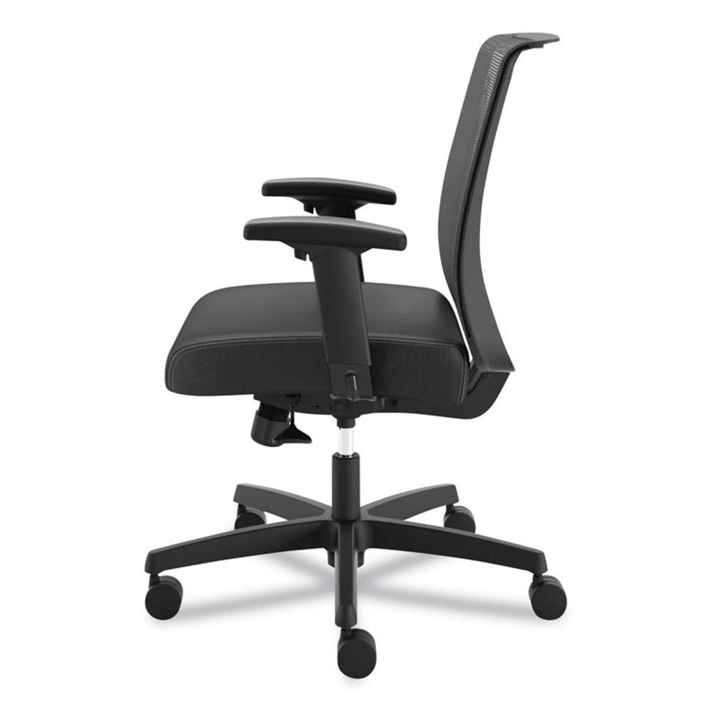 HON COMPANY CMY1AUR10 Convergence Mid-Back Task Chair, Synchro-Tilt and Seat Glide, Supports Up to 275 lb, Black