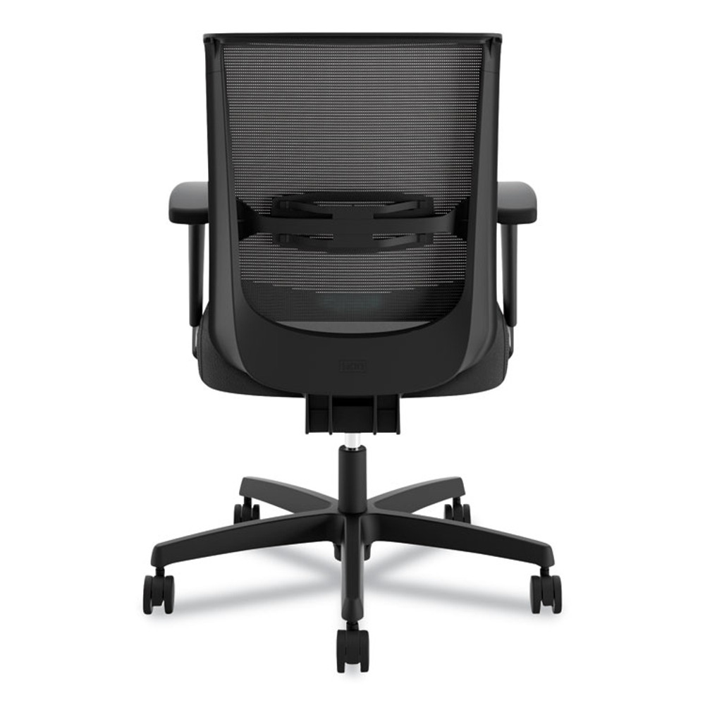 HON COMPANY CMY1AUR10 Convergence Mid-Back Task Chair, Synchro-Tilt and Seat Glide, Supports Up to 275 lb, Black