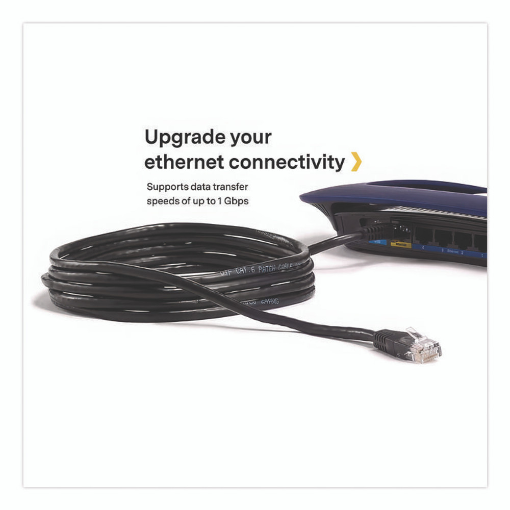 NXT TECHNOLOGIES 24400045 CAT6 Patch Cable, 14 ft, Black