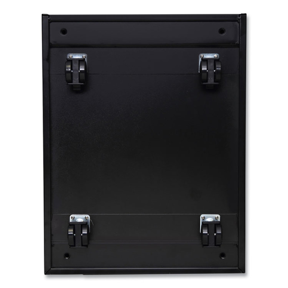ALERA PBBFBL File Pedestal with Full-Length Pull, Left or Right, 2-Drawers: Box/File, Legal/Letter, Black, 14.96" x 19.29" x 21.65"